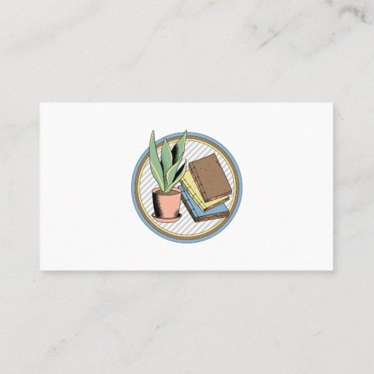 ESL先生英語インストラクターシンプルおもしろい 名刺 (裏面)