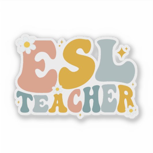 ESL先生 シール (正面)