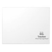 ESL先生 ノートパッド (正面)