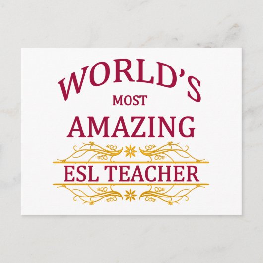 ESL先生 ポストカード (正面)