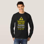 ESL英語先生女性があなたの言語を見る Tシャツ (正面フル)