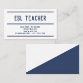ESL英語 名刺 (正面/裏面)