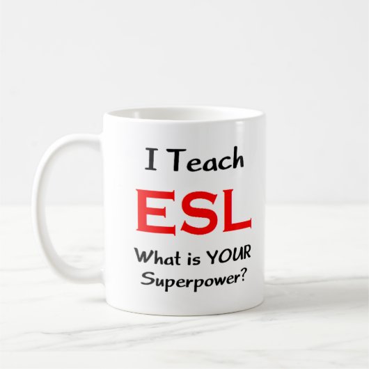 esl teach コーヒーマグカップ (左)
