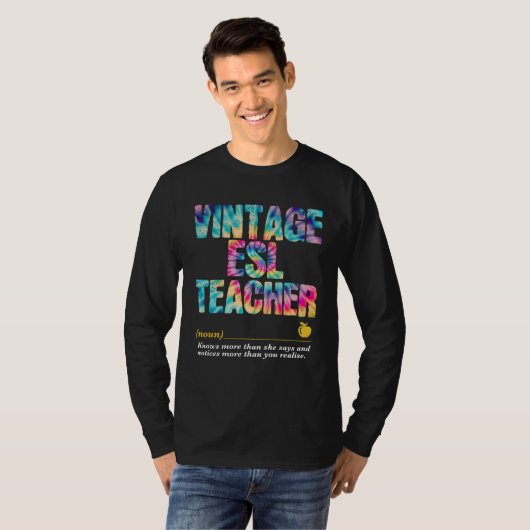 ESL Teacher Appreciation Week Back to School  1 Tシャツ (正面フル)