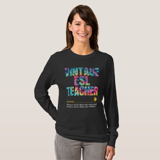ESL Teacher Appreciation Week Back to School 1 Tシャツ (正面フル)