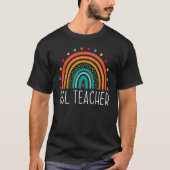 ESL Teacher Boho Rainbow Back To School Appreciati Tシャツ (正面)