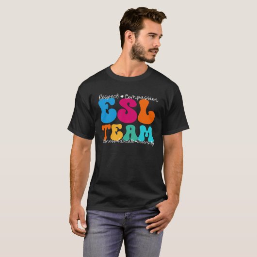 ESL Team Appreciation Week Back to School Tシャツ (正面フル)