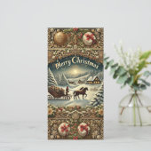 ESleighに乗ってクリスマス応援ホリデーカード シーズンカード (スタンド正面)