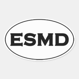 ESMD （メリーランド東岸）オーバルロゴ 楕円形シール