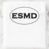 ESMD (メリーランド東岸)オーバルロゴ 楕円形シール (バッグ)