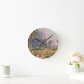 Esmeralda、オリノコで、スペインのなMissiの場所 ラウンド壁時計 (ホーム)