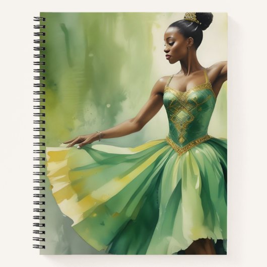 Esmeralda en Movimiento ノートブック (正面)