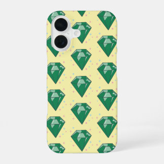 esmeralda verde vector iPhone 16ケース