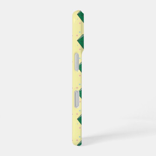 esmeralda verde vector iPhone 16ケース (右側面)