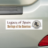 ESMSのロゴのバンパーステッカー バンパーステッカー (車上)