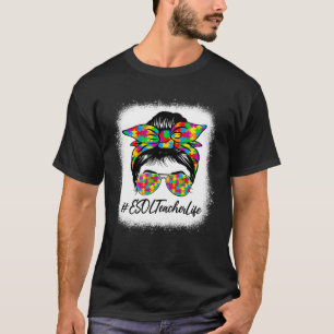 ESOL先生マズイBun自閉症意識をサポート Tシャツ