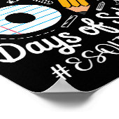 Esol Teacher Survived 67 Days Of School Humor Desi ポスター (角)