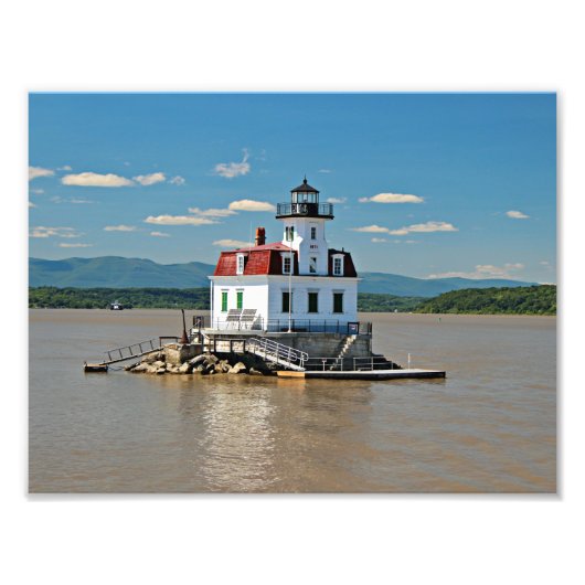 Esopus Meadows Light house, New York写真 フォトプリント (正面)