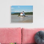 Esopus Meadows Light house, New York Canvas Print キャンバスプリント (インサイチュ (リビング))