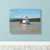 Esopus Meadows Light house, New York Canvas Print キャンバスプリント (インサイチュ (ウッドフロア))