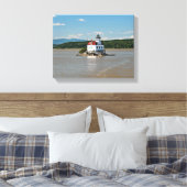 Esopus Meadows Light house, New York Canvas Print キャンバスプリント (インサイチュ (寝室))