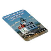 Esopus Meadows Light house, New York Photo Magnet マグネット (右側)