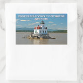 Esopus Meadows Light house, New York Stickers 長方形シール (バッグ)