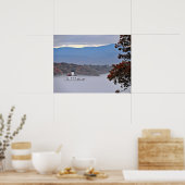 Esopus Meadows Lighthouse in the Fog ポスター (キッチン)