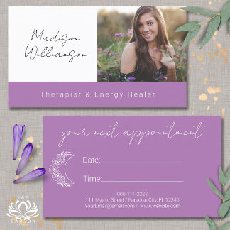 Esoteric ホリスティック Moonモダン Photoアポイントメント 名刺