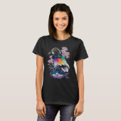 Esoteric Duck Crystals Cute Illustration  1 Tシャツ (正面フル)