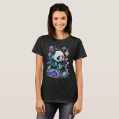 Esoteric Panda Crystals Cute Illustration  1 Tシャツ (正面フル)