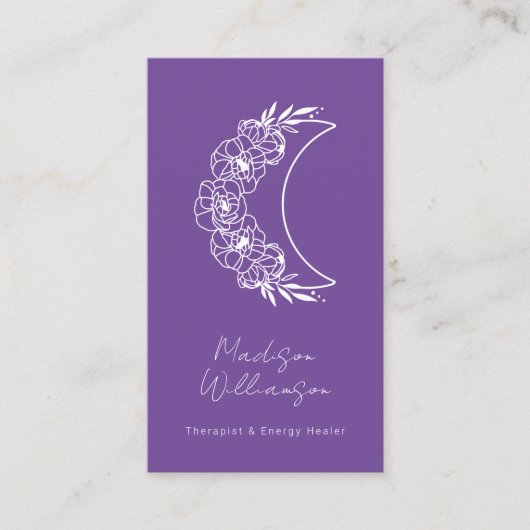 Esoteric Psychic モダン Photo Customer Thank 名刺 (正面)