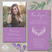 Esoteric Psychic モダン Photo Customer Thank 名刺