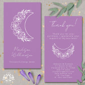 Esoteric Psychic モダン Photo Customer Thank 名刺