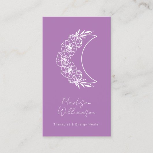 Esoteric Psychic モダン Photo Customer Thank 名刺 (正面)