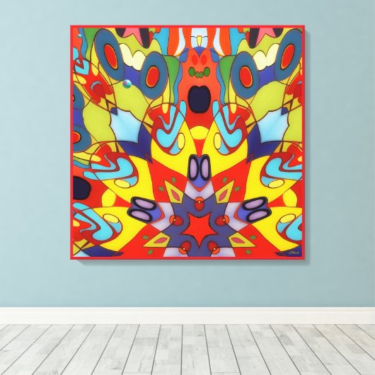 Esoteric Scream キャンバスプリント (インサイチュ (ウッドフロア))