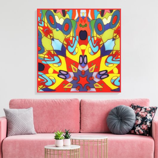 Esoteric Scream キャンバスプリント (インサイチュ (リビング))