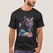 Esoteric Tiger Crystals Cute Illustration  2 Tシャツ (正面)