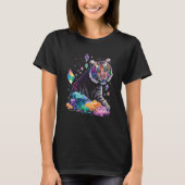Esoteric Tiger Crystals Cute Illustration  2 Tシャツ (正面)