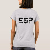 ESPツェナーカードTシャツ Tシャツ (裏面)
