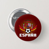 Españaのサッカー 缶バッジ (正面&裏面)