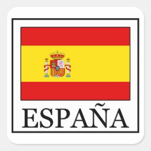 Españaのステッカー スクエアシール