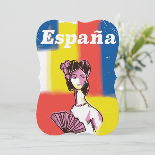 Españaのヴィンテージ旅行ポスター 招待状 (スタンド正面)