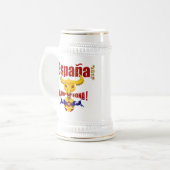 España 2012年のCampeona Jarro de CervezaスペインBull ビールジョッキ (正面左)