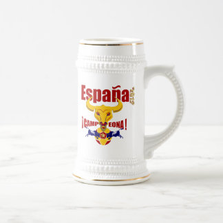 España 2012年のCampeona Jarro de CervezaスペインBull ビールジョッキ