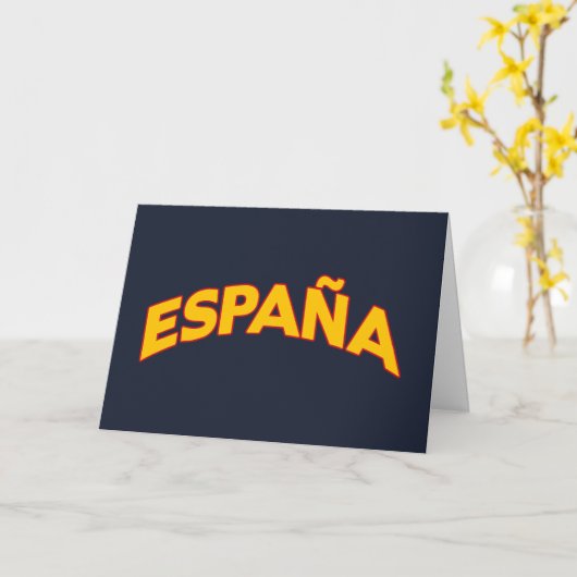 España 5 カード (黄色い花)