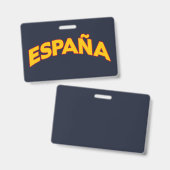 España 5 バッジ (Front & Back)