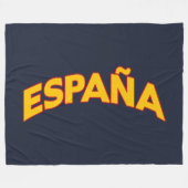 España 5 フリースブランケット (正面(横))