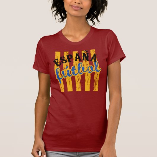 España FútbolのTシャツ Tシャツ (正面)