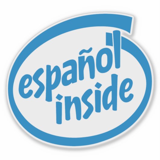 Español inside シール (正面)
